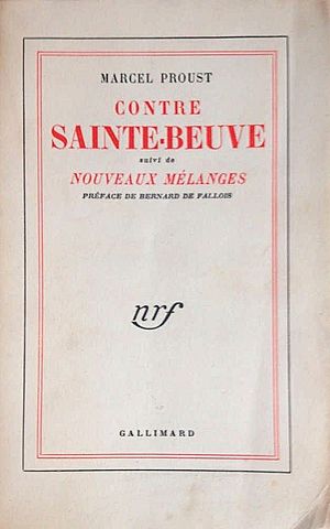 М. Пруст "Против Сент-Бева"