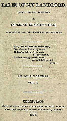 Вальтер Скотт, "Пуритане"