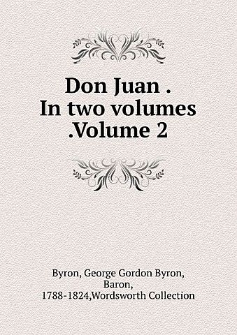 Байрон, "Дон Жуан"