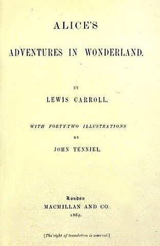 Л. Кэрролл, "Приключения Алисы в Стране чудес"