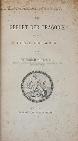Фр. Ницше, "Рождение трагедии из духа музыки"