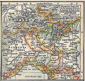 Expansión por el norte de Italia