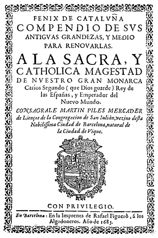 Fénix de Catalunya, de Narcís Feliu de la Penya