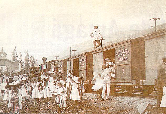 Inauguración de la Estación Envigado del Ferrocarril de Amagá