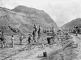 while in office (Suppoerts a cannal)