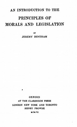 Principles - Jeremy Bentham