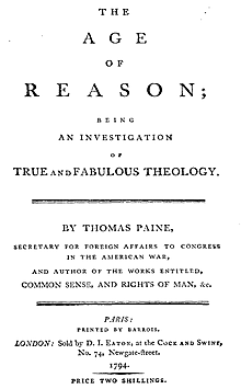 Age of Reason - Thomas Paine