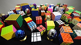 Timeline: kinds of Rubik's cubes