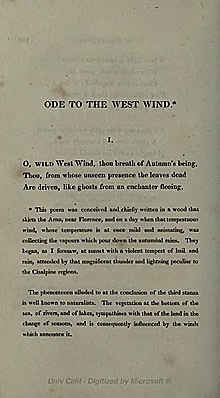 Ode to the West Wind - Percy Bysshe Shelley