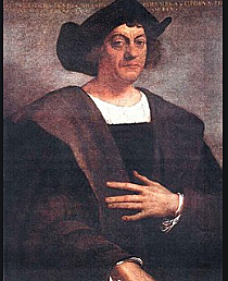 Columbus upptäcker America.