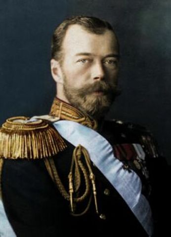 Tsar Nicholas II abdicates