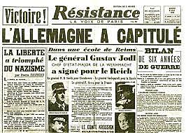 la capitulation de l’Allemagne