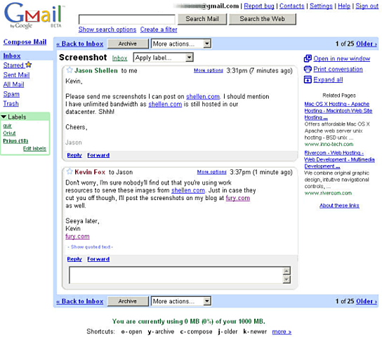 Google sale a bolsa y Gmail
