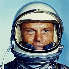 First man to orbit Earth by USA