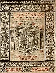 OBRA GARCILASO DE LA VEGA