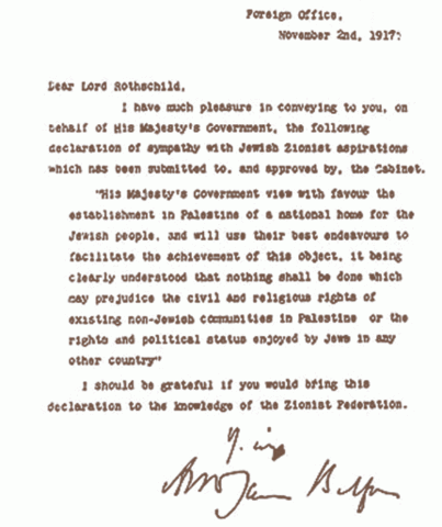 Balfour Declaration