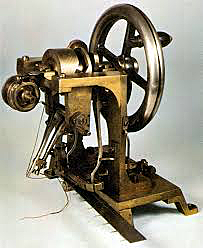 Elias Howe invents the sewing machine