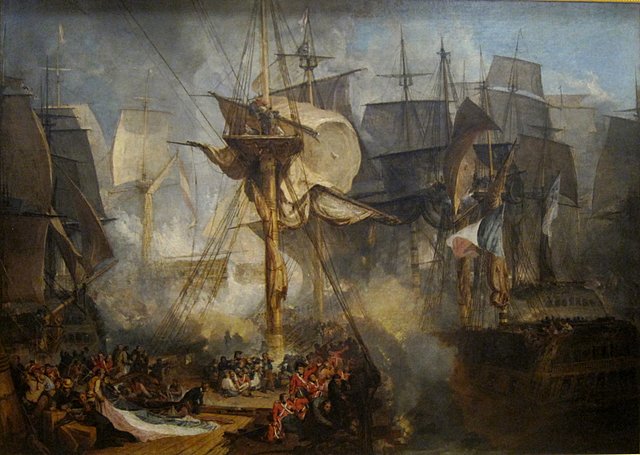 Napoleon is defeated by Horatio Nelson