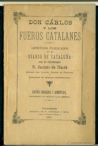 Derogados fueros de Cataluña