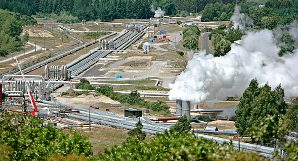 Únic productor d'electricitat geotèrmica fins que Nova Zelanda va construir una planta