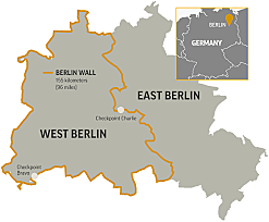 Construction of the Berlin Wall