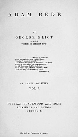 Adam Bede - George Eliot