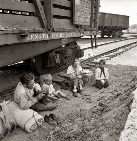 January 1, 1931 freight car migrants