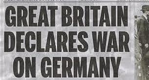 britain declares war on germany