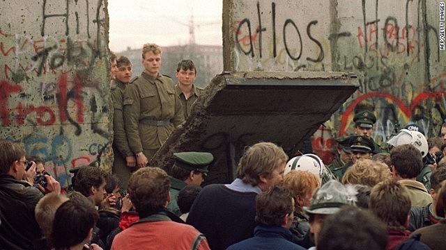 Destruction of  Berlin Wall