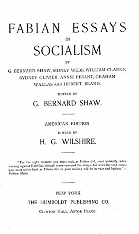 Fabian Essays in Socialisman - Bernard Shaw