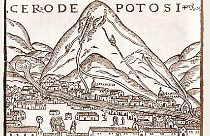 Inici de l'extracció de plata de Mèxic i Potosi