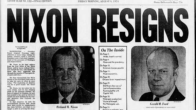 Nixon Resigns