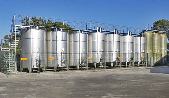 Almacén al final de producción