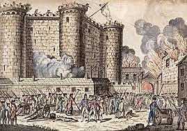 Storming of the Bastille occurs - signal of the start of the French Revolution