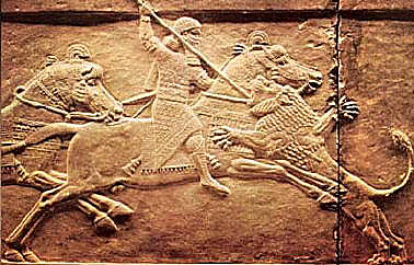 El rey cazando a caballo