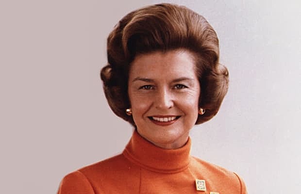 Betty ford battles breast cancer