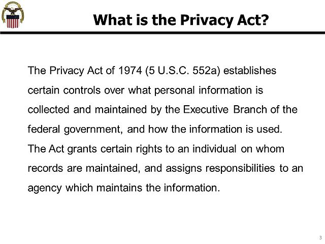 Privacy Act of 1974