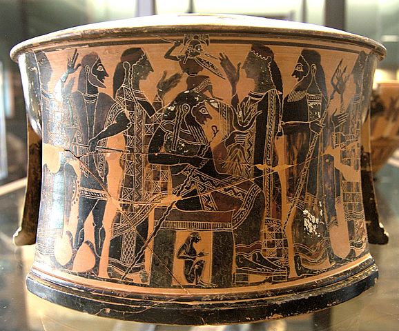 Exaleiptron de figuras negras