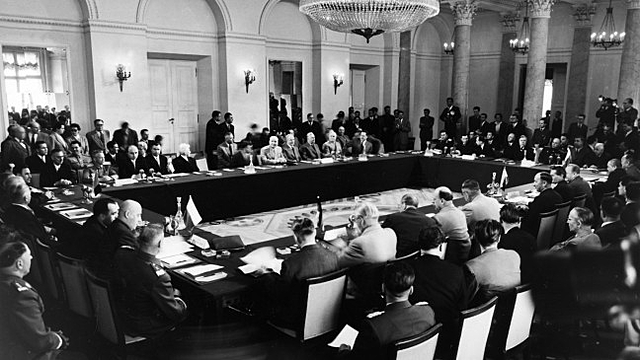 Creation of Warsaw pact