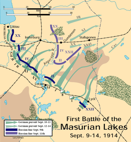 The First Battle of Masurian Lake