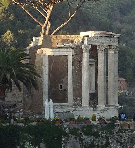 Templo de Vesta en Tívoli, S. I a. C.