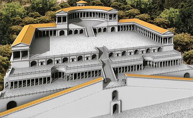 Templo de la Fortuna Praeneste, S. II a. C.