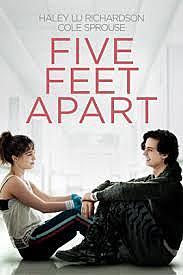 five feet apart