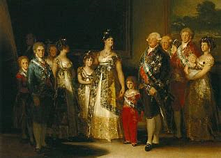 La familia de Carlos IV
