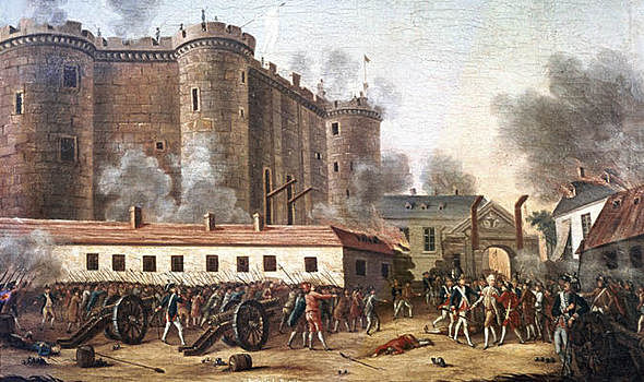 Storming the Bastille occurs