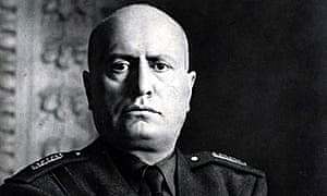 Benito Mussolini's fascist government in Italy