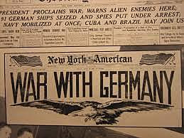 (U.S) The United States declares war on Germany