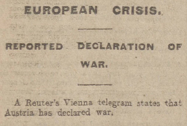 (US/EU)The start of WWI