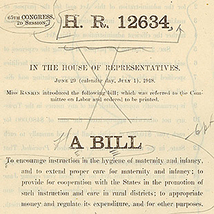 Sheppard-Towner Maternity and Infancy Act