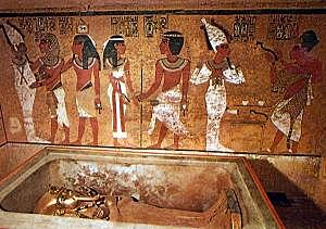 Pinturas de la tumba de Tutankamon